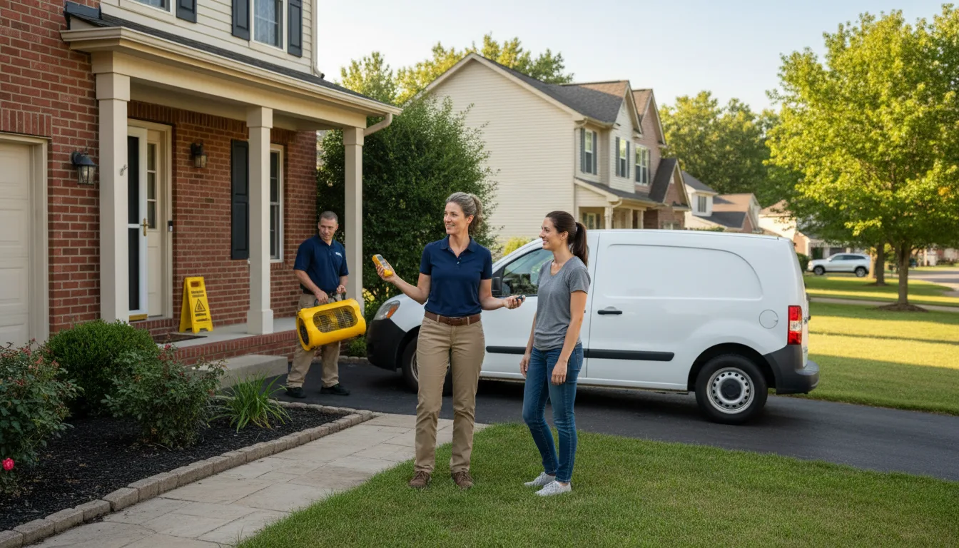 Water restoration image for Home Water Damage Repair in Gans, OK